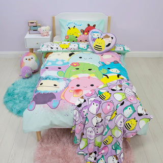 Squishmallows Flash Reversible Single Duvet Cover Set