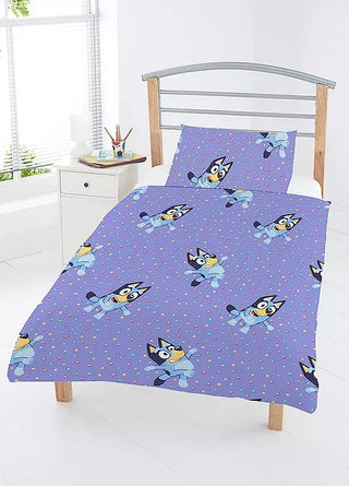 Bluey Sweets & Lollies Junior Bedding Bundle - Duvet, Pillow, Pillowcase & Cover Set Reversible Design