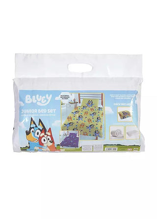 Bluey Sweets & Lollies Junior Bedding Bundle - Duvet, Pillow, Pillowcase & Cover Set Reversible Design