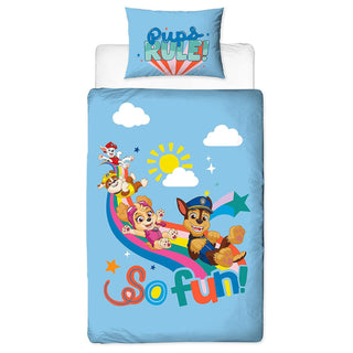 Paw Patrol Reversible Duvet Set - Pups Rule Design - Single