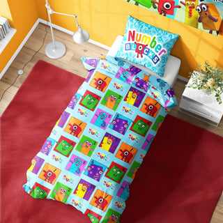 Numberblocks Reversible Duvet Set - Meet The Numberblocks Design - Junior