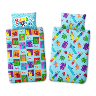 Numberblocks Reversible Duvet Set - Meet The Numberblocks Design - Junior