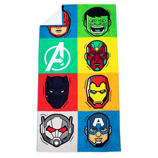 Jay Franco Towel - Marvel Avengers Design - 100% Cotton - 140 x 70cm