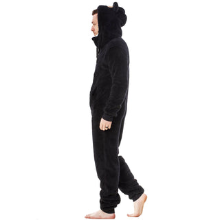 Keanu Mens Onesies - Gorilla Head Design - 100% Fleece Polyester - Adults