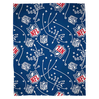 NFL Fleece Throw Blanket - Logo Design - 100% Polyester - 100 x 150cm