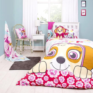 Paw Patrol Reversible Duvet Set - Be Happy! Design - Single