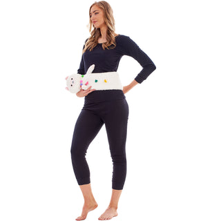 K Collection Extra Long Hot Water Bottle - 72cm Long - 2 L Capacity - Llama Design