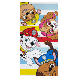 Paw Patrol Towel - Marshall, Chase, Rubble & Skye Design - 100% Cotton - 140 x 70cm