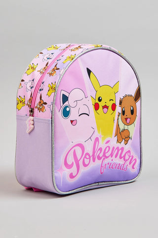 Pokémon Friends Kids Backpack – Pink & Lilac