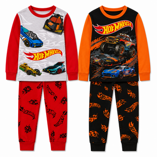Hot Wheels Boys Long Pyjamas Pack of 2 - colour swatch