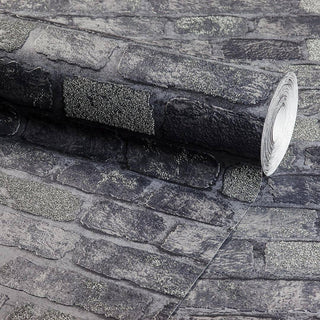 Anaglypta Bedford Square Black Wallpaper RD423 – Textured Decorative Wallcovering