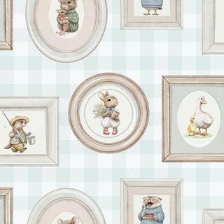 Muriva Ugepa Sweet Dreams Kids Wallpaper Animals Rabbits Trucks ABC Alphabet 10m Rolls