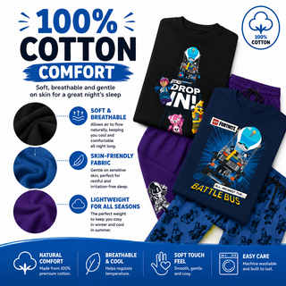 LEGO Fortnite Boys Pyjamas Pack of 2