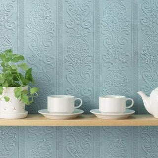 Anaglypta Louisa White Wallpaper RD750 – Textured Decorative Wallcovering)
