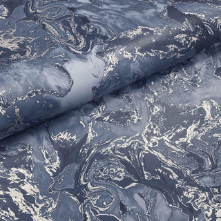Muriva Elixir Marble Blue & Silver Wallpaper 166505 – Elegant Marble Effect Design
