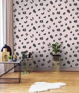 Holden Decor Large Leopard Spot Pink Wallpaper 13031 – Bold Leopard Print Design – 10m Roll
