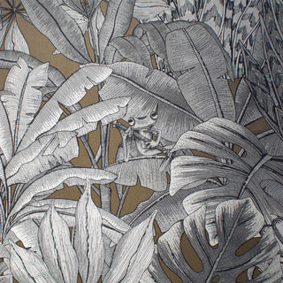 Muriva Lush Forest Gold Wallpaper 205503 – Elegant Botanical Design