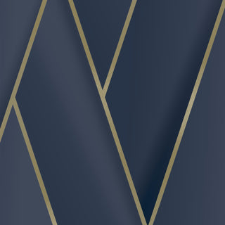 Debona Armando Wallpaper - White/Gold, Navy & Green - 10.05m x 0.53m