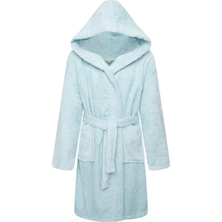 Keanu Kids Bath Robe - Teal Design - 100% Cotton - Ages 7-13 Years