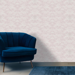 Holden Decor Whispering Trees Statement Wallpaper - Full Roll - Dusky Pink