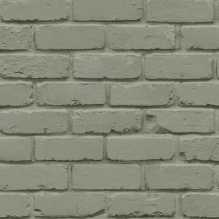 Fine Decor Painted Brick Pink and Sage Wallpaper - 10m x 53cm Wide