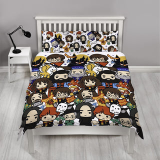 Harry Potter Reversible Duvet Set - Charm Design - Single and Double