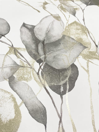 Muriva Eucalyptus Natural Wallpaper 210503 – Elegant Botanical Leaf Design 10m Roll