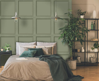 Holden Decor Modern Wood Panel Green Wallpaper 12982 – Contemporary Wood Panel Effect – 10m Roll