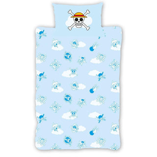 One Piece Reversible Duvet Set - Squad Design - Single