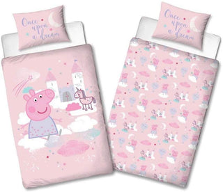 Peppa Pig Reversible Duvet Set - Stardust Design - Single