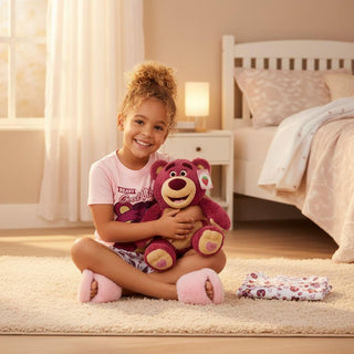 Disney Toy Story Girls Pyjamas 2 Pack | Lotso "Beary Good Vibes" Short & Squad All-Over Print Short Pyjama Sets | 100% Cotton PJs | Kids Nightwear Ages 18 Months to 12 Years