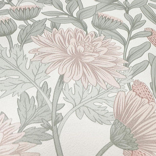 Muriva Melody Floral Green Wallpaper 232501 – Elegant Botanical Design – 10m Roll