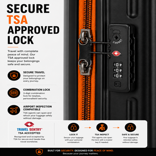 XPLR Cabin Suitcase 20 Inch - feature detail