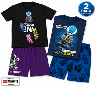 LEGO Fortnite Boys Short Pyjamas Pack of 2