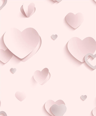 Muriva Glitter Hearts Pink Wallpaper J92603 – Sparkling Heart Pattern Wallcovering