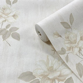 Muriva Darcy Oleana Floral Cream Wallpaper 703070 10m Roll Elegant Botanical