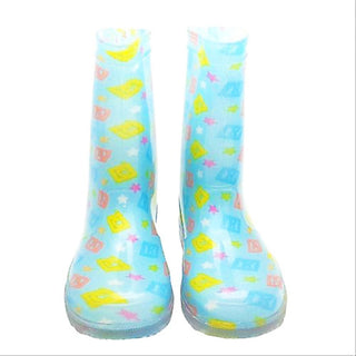 Cocomelon Kids Wellie Boots - Playtime All Over Print Design - Kids Size 5 to 10