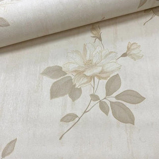 Muriva Darcy Oleana Floral Cream Wallpaper 703070 10m Roll Elegant Botanical