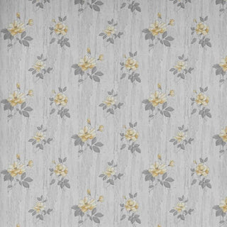 Muriva Darcy Oleana Floral Ochre & Grey Wallpaper 703071 10m Roll Botanical