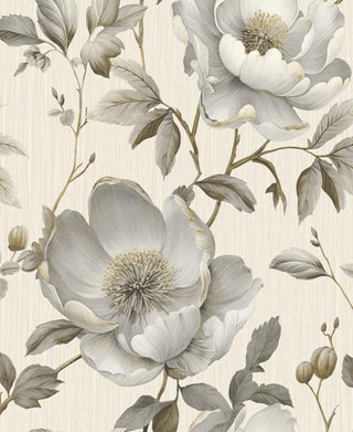 Muriva Alethia Floral Cream Wallpaper 227501 – Elegant Botanical Design