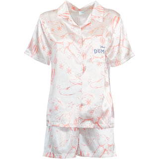 Disney Ladies Satin Pyjamas - Dumbo Design
