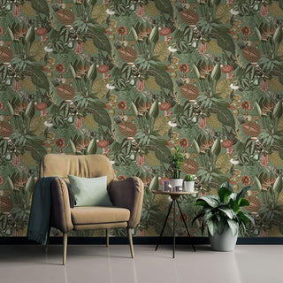 Holden Decor Wonderland Sage Wallpaper 13401 – Enchanting Nature-Inspired Design – 10m Roll