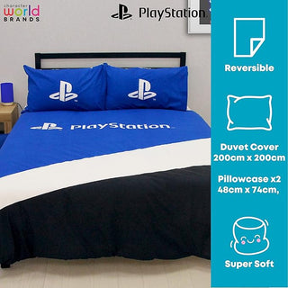 Playstation Reversible Duvet Set - Banner Design - Single and Double