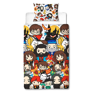 Harry Potter Reversible Duvet Set - Charm Design - Single and Double