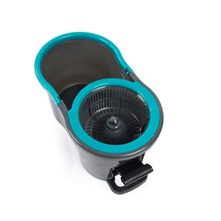 Anti-Bac Spin & Wring Mop Set – 4L Bucket with Carry Handle