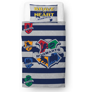 Harry Potter Reversible Duvet Set - Brave at Heart Design - Single
